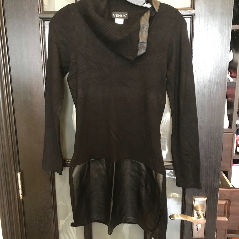 Black long sweater